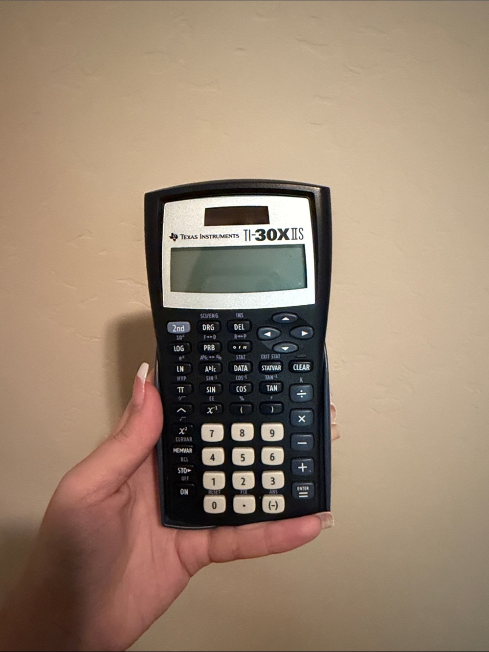 Texas Instruments TI-30X IIS Scientific Calculator - Black & Cream